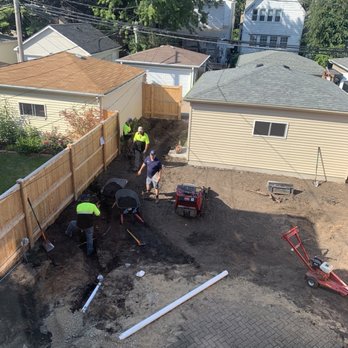 Cityscape Landscape - digging out the general design for the new pavers - Landscaping Near Me - Chicago, Illinois