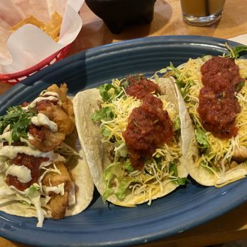 Gringo's Taqueria - Shrimp, pork and pollo asada taco - Mexican Near Me - Virginia Beach, Virginia
