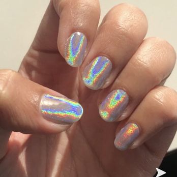 4k Nails - Holographic manicure - Nail Salons Near Me - Madison, Wisconsin