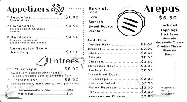 Menu photo 8 Arepas Coffee & Bar Starkville, MS Menu photo 8 Arepas Coffee & Bar Starkville, MS