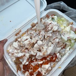 Halal On Wheels - Chicken Over Rice Platter