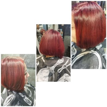 Get Beautied Salon - Wow Factor Color Correction. 
Client created Hot Roots  and needed me to make it the color she wanted... 
Beautiful. - Hair Stylists Near Me - Bellevue, Washington
