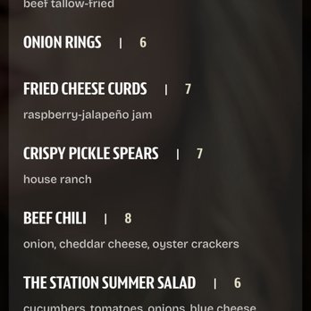 The Station - Sides menu - American Near Me - McGregor, Iowa The Station - Sides menu - American Near Me - McGregor, Iowa