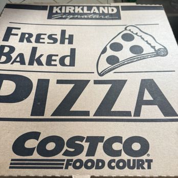 Costco Wholesale - Food Court Pizza Poorly Cooked And Cut - Wholesale Stores Near Me - Cypress, California