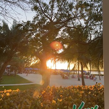 Pierre's - View from porch before dinner - French Near Me - Islamorada, Florida