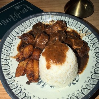 Abeautifullife Jamaican - Oxtail with white rice and plantain - Caribbean Near Me - Los Angeles, California Abeautifullife Jamaican - Oxtail with white rice and plantain - Caribbean Near Me - Los Angeles, California