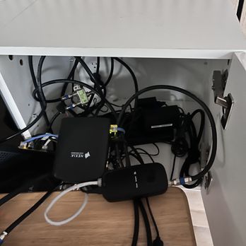 Savage Installations - left me with this mess of wires and TV not working. Had to call and pay to get that fix and clean up. - TV Mounting Near Me