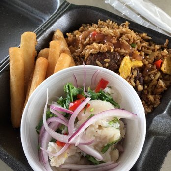 La Preña - Arroz Chaufa with steak, ceviche, yuca frita - Food Trucks Near Me - San Juan, Puerto Rico La Preña - Arroz Chaufa with steak, ceviche, yuca frita - Food Trucks Near Me - San Juan, Puerto Rico