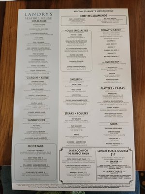 Menu photo 2 Landry's Seafood House El Paso, TX