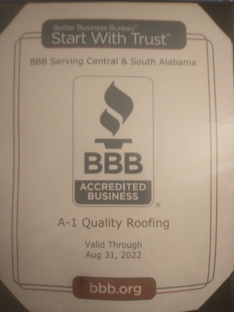 Slide of A-1 Quality Roofing