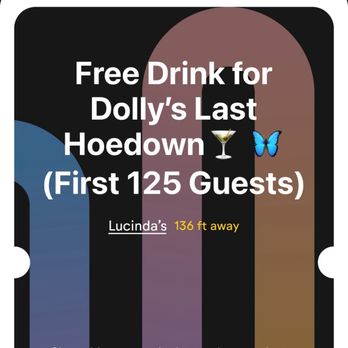 Lucinda’s - Crawler Promos for Pop-Up Promotions - Bars Near Me - New York, New York Lucinda’s - Crawler Promos for Pop-Up Promotions - Bars Near Me - New York, New York