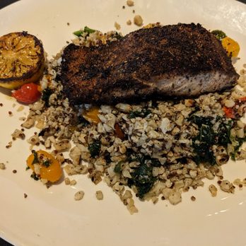 Yard House - Salmon Mediterranean - New American Near Me - Austin, Texas Yard House - Salmon Mediterranean - New American Near Me - Austin, Texas