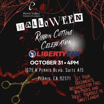 Liberty Tax - Under New Ownership, Ribbon Cutting Ceremony. - Tax Services Near Me - Perris, California Liberty Tax - Under New Ownership, Ribbon Cutting Ceremony. - Tax Services Near Me - Perris, California