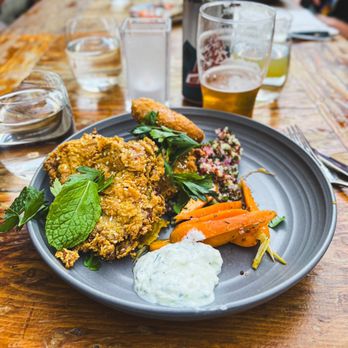Foreign Cinema - Curry - Scented Sesame Fried Chicken. You need this. - Breakfast & Brunch Near Me - San Francisco, California Foreign Cinema - Curry - Scented Sesame Fried Chicken. You need this. - Breakfast & Brunch Near Me - San Francisco, California