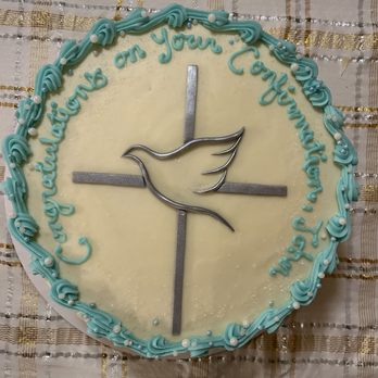 Piece O' Cake - Boy Confirmation Cake - Gluten-Free Near Me - Hagerstown, Maryland