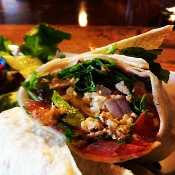 The Root Cellar Cafe - "Thai"lapia Wrap -- delicious - Breakfast & Brunch Near Me - San Marcos, Texas