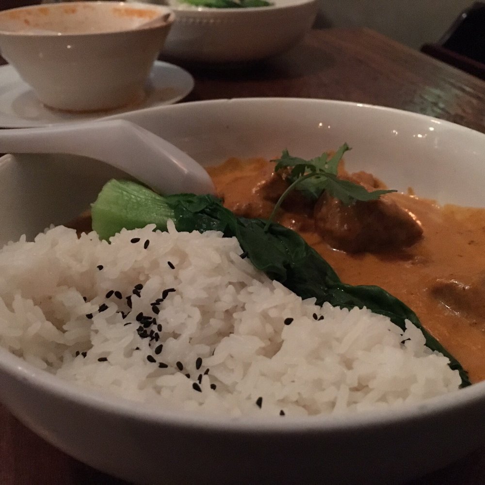 Summer Buffalo - Panang curry with beef... & rice. - Thai Near Me - Burbank, California