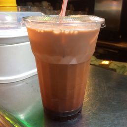 Authentic iced Thai milk tea Authentic iced Thai milk tea