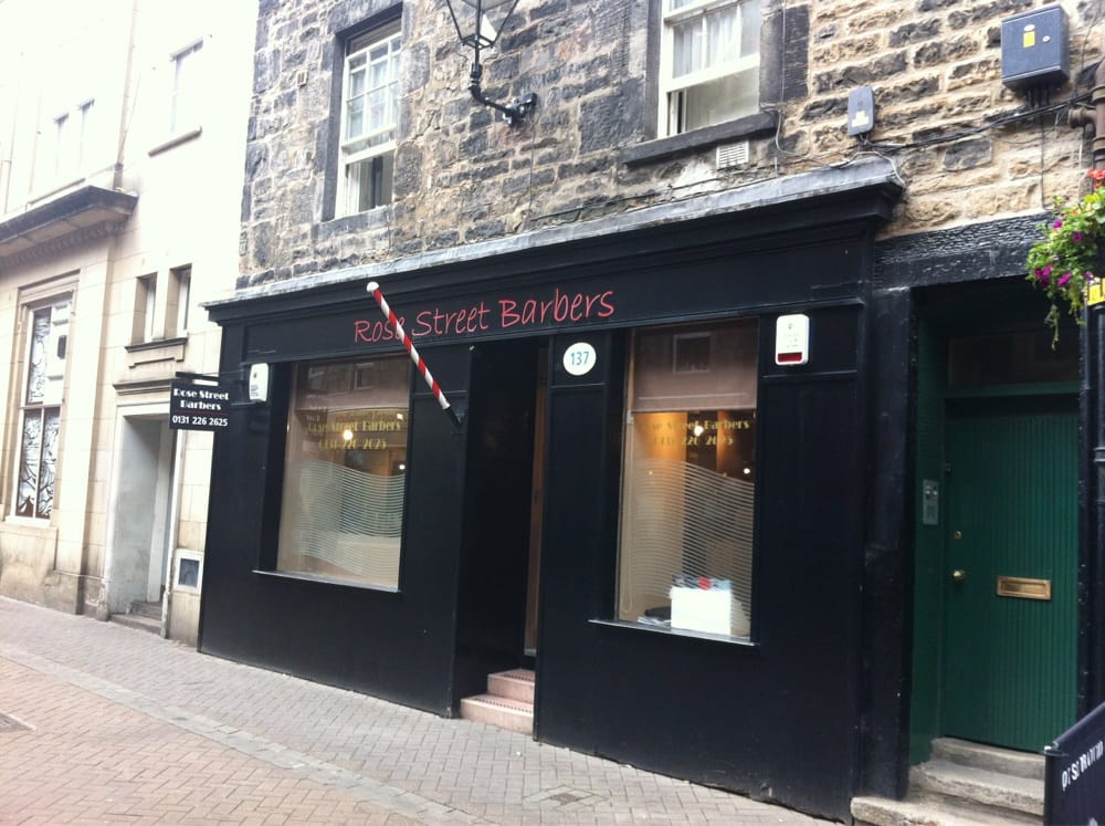 ROSE STREET BARBERS Updated June 2024 137 Rose Street, Edinburgh