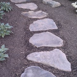T & K Landscaping - Simple country style pathway.