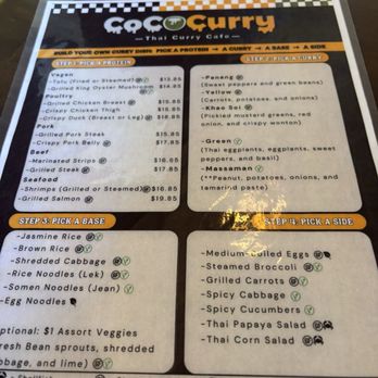 CoCoCurry - Menu. Ig @mel_foodie_ventures - Thai Near Me - San Diego, California CoCoCurry - Menu. Ig @mel_foodie_ventures - Thai Near Me - San Diego, California