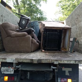 Junk Relief - Back of junk removal truck - Junk Removal & Hauling Near Me - Chicago, Illinois