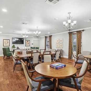 Isle At Watercrest - Game room at Isle at Watercrest Mansfield - Assisted Living Facilities Near Me - Mansfield, Texas Isle At Watercrest - Game room at Isle at Watercrest Mansfield - Assisted Living Facilities Near Me - Mansfield, Texas