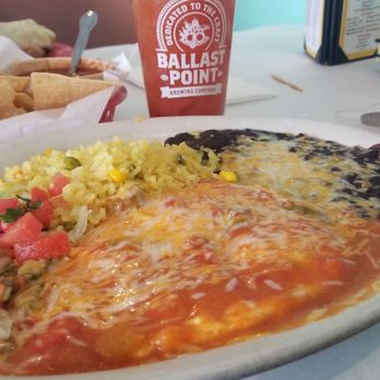 Yucatan Grill - Huevos rancheros, rice and beans. Bloody Mary included! - Caribbean Near Me - Seal Beach, California