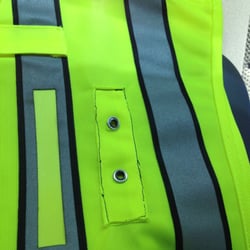 Blue Heron Enterprises Inc - No yellow thread? And on backwards