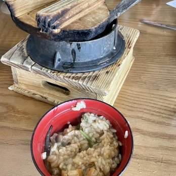 Roka Akor - Oak Brook - Japanese Mushroom Rice Hot Pot  w/ Fresh Shaved Black Truffle** - Japanese Near Me - Oak Brook, Illinois