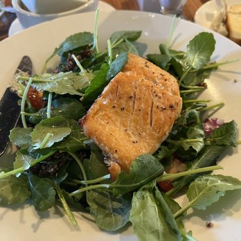 Kites Restaurant - Kale quinoa salad take 2/4 - they finally gave me the salmon I added - New American Near Me - Vernon, New Jersey Kites Restaurant - Kale quinoa salad take 2/4 - they finally gave me the salmon I added - New American Near Me - Vernon, New Jersey