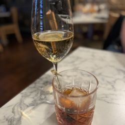 The Barton House of Salado - Moscato and Old Fashioned