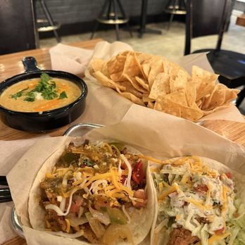 Torchy's Tacos - Queso & Chips (VE) Trailer Park Salsa & Chips (VE) Chicken Fajita - Tex-Mex Near Me - Irving, Texas