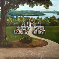 Artistic i - Live Wedding Painting