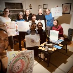 Root 2 Rise Yoga - Closing our New Year's Day 2026 Mini-Retreat with these soulful smiles!