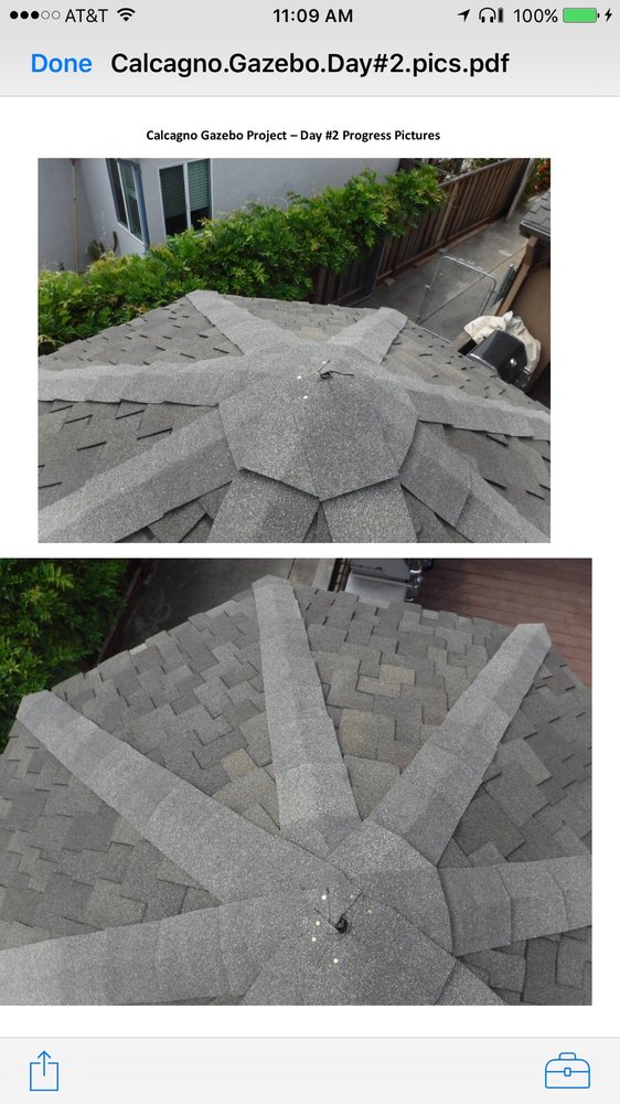 Slide of K Reed Roofing