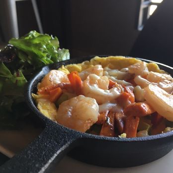 Alchemy Coffee - Open face shrimp omelet - Coffee & Tea Near Me - Markham, Ontario