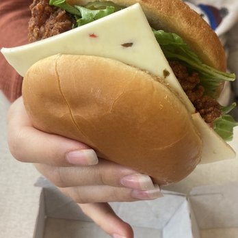 Chick-fil-A - Cold cheese thrown on our sandwich - Fast Food Near Me - Dover, Delaware