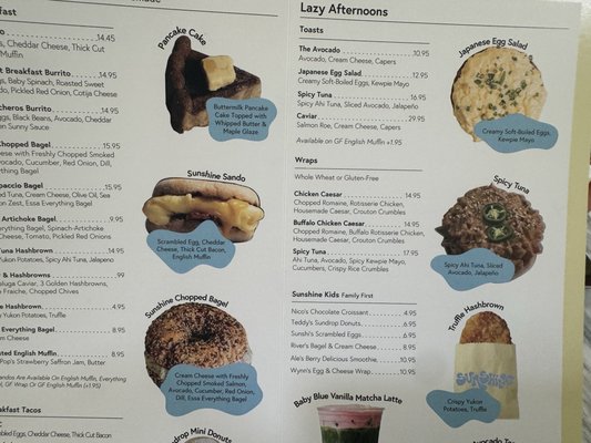 Menu photo 2 Sunshine Coffee Miami Beach, FL Menu photo 2 Sunshine Coffee Miami Beach, FL