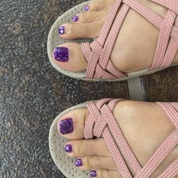 Vina Nails - Purple themed event to go to