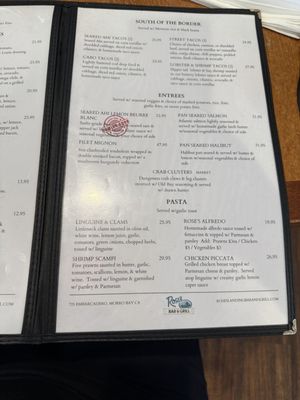 Menu photo 3 Rose's Bar and Grill Morro Bay, CA Menu photo 3 Rose's Bar and Grill Morro Bay, CA