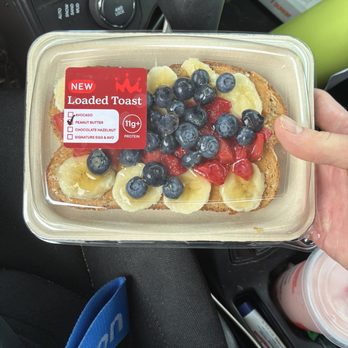 Smoothie King - Hearty 8 Grain Loaded Peanut Butter Toast - Juice Bars & Smoothies Near Me - Penfield, New York Smoothie King - Hearty 8 Grain Loaded Peanut Butter Toast - Juice Bars & Smoothies Near Me - Penfield, New York