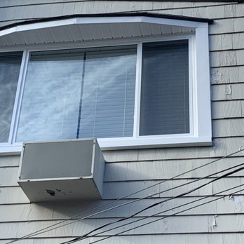 DPG Home Improvement - Replaced Old Bow with End Vent Slider and New Trim & Soffit all Wrapped in White Aluminum Trim Coil - Windows Installation Near Me - Melrose, Massachusetts
