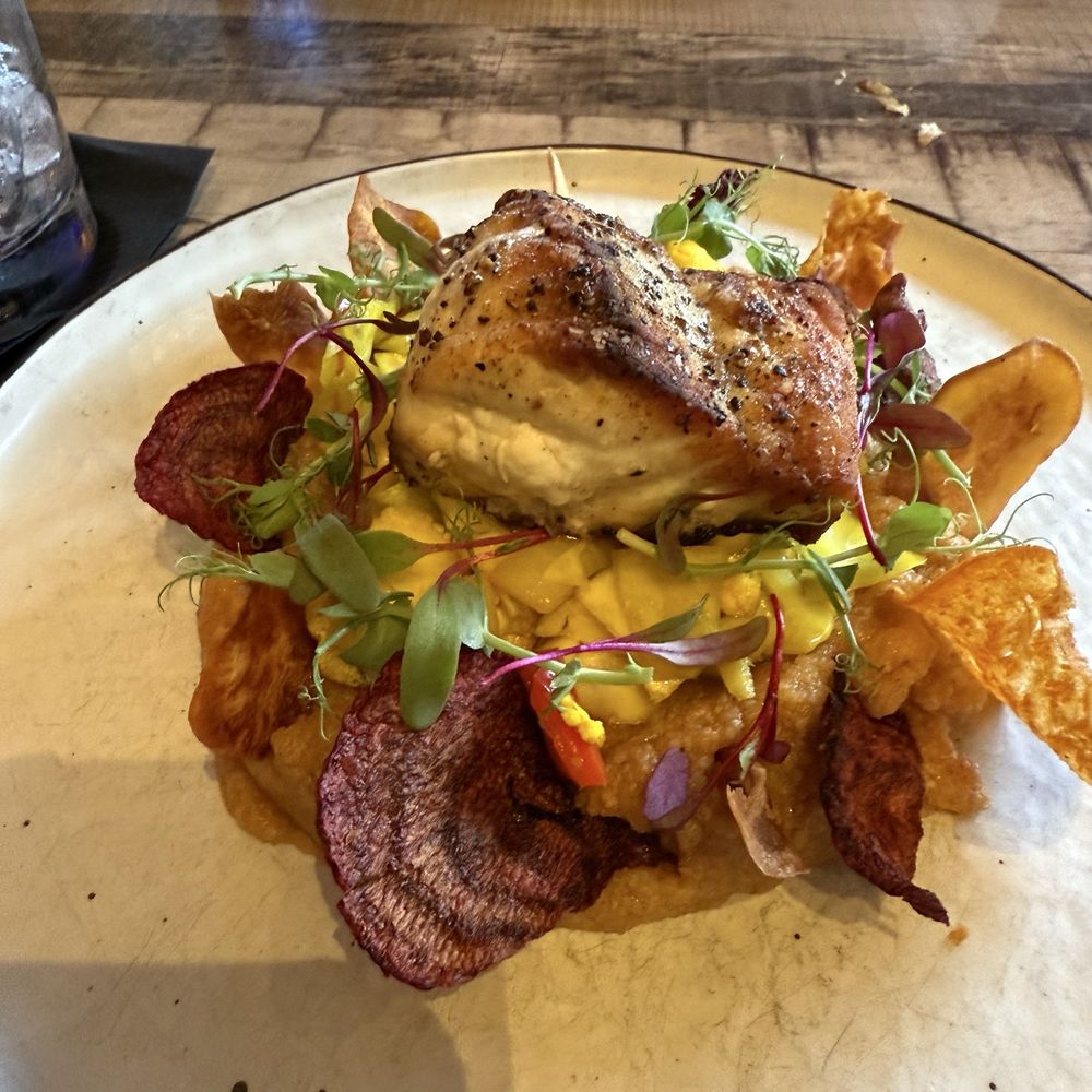Crush XI - Blackened grouper- fish of the day - New American Near Me - Melbourne, Florida Crush XI - Blackened grouper- fish of the day - New American Near Me - Melbourne, Florida