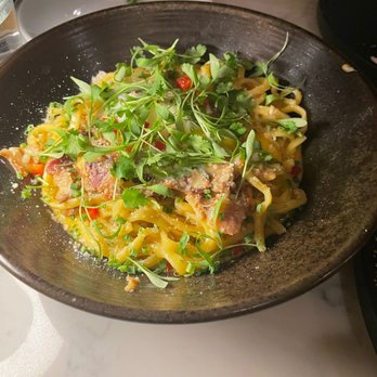 Bone Kettle - Carbonara pasta - Breakfast & Brunch Near Me - Pasadena, California Bone Kettle - Carbonara pasta - Breakfast & Brunch Near Me - Pasadena, California