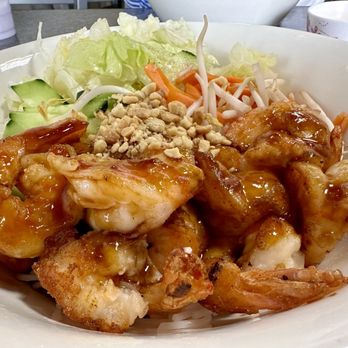 Yummy Pho & Grill - V3. Grilled Shrimp Vermicelli - Vietnamese Near Me - Spring, Texas Yummy Pho & Grill - V3. Grilled Shrimp Vermicelli - Vietnamese Near Me - Spring, Texas