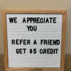 Smooth Magnolia Wax Studio - We offer a referral program, for every referral you will receive a $5 credit towards your next service!