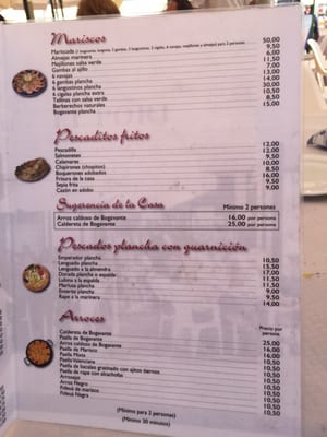 Menu photo 2 El Port Castellón de la Plana, CS Menu photo 2 El Port Castellón de la Plana, CS