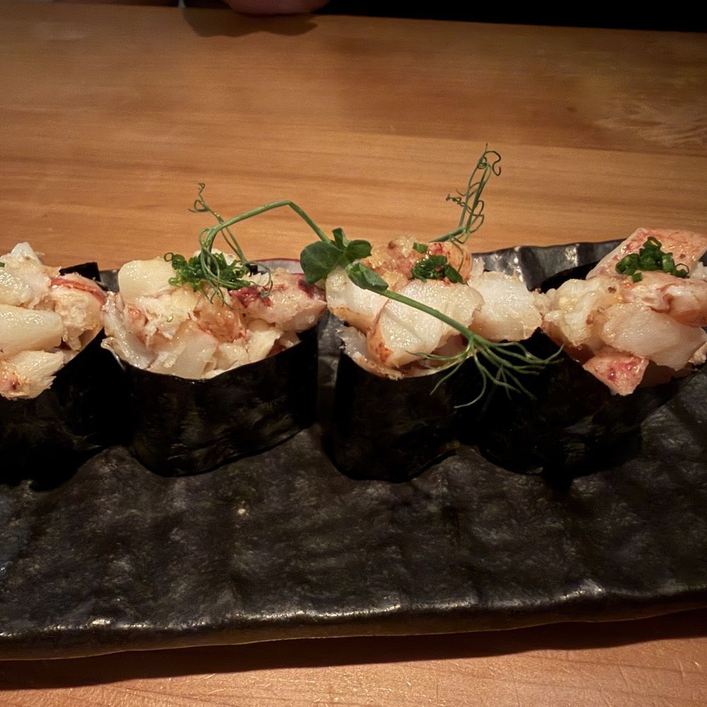 MF Sushi - brown butter lobster - Sushi Bars Near Me - Houston, Texas MF Sushi - brown butter lobster - Sushi Bars Near Me - Houston, Texas