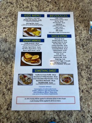Menu photo 2 Paradise Pancake and Omelet House Myrtle Beach, SC Menu photo 2 Paradise Pancake and Omelet House Myrtle Beach, SC